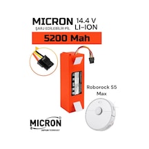 Roborock S5 ,s5 Max Uyumlu 14.4v 5200 Mah Robot Süpürge Bataryası