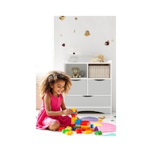 Floradesign Baby Step Oyuncak Dolabı /genç- Çocuk Odası Şifonyer / Çok Amaçlı Dolap / Çocuk Odası Düzenleyici
