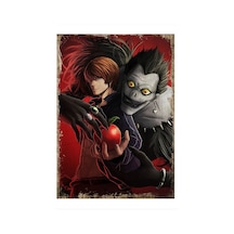 Bedeko Deathnote Desenli Ahşap Tablo 25 Cm X 35 Cm