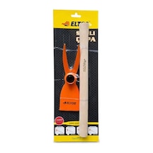 Eltos Profesyonel Saplı Bahçe Çapası, Dayanıklı Metal, Ergonomik Ahşap Saplı Toprak Havalandırma Ve Yabani Ot Temizleme Aleti Çatal