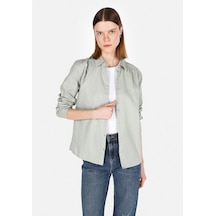 Colin's Colins Regular Fit Shirt Neck Düz Kadın Yeşil Uzun Kol Gömlek Cl1073407 Cl1073407 Q1.v1 Sag Sage Çok Renkli