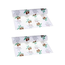 San Zeytin Desenli Kullan At Masa Örtüsü 100x150 Cm Paket:16 Yapr