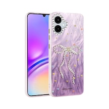 Samsung Galaxy  Uyumlu  A06 Kılıf Blade Aynalı Desenli Kapak - Desen 1