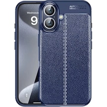 Newface Apple İphone 16 Kılıf Auto Focus Kapak - Lacivert