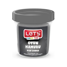 Lets Oyun Hamuru Tek Renk Gri 110 Gr L8440-13 Çok Renkli