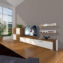 Decoraktiv Eko On Slm Std Tv Ünitesi Tv Sehpası Ceviz - Beyaz