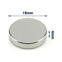 10 Adet - 18x4 Mm Neodyum Mıknatıs Neodim Magnet Yuvarlak