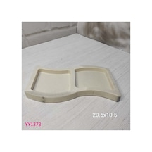 Yy1373-2li Saksı Altlığı Dalgalı Silikon Kalıp