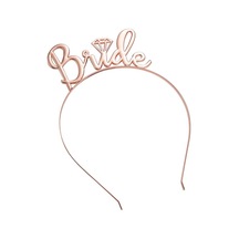 1 Adet Gold Rose Bride To Be Taç, Bekarlığa Veda Nedime Taçı