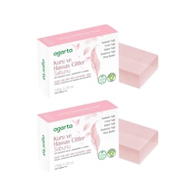 Agarta El Yapımı Doğal Sabun 150gr Kuru Ve Hassas Ciltler 2 Li Set Kokusuz