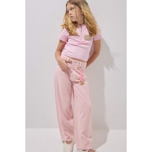 Defacto Barrel Fıt Esnek Bantlı Paça Gabardin Açık Pembe Pantolon Kız Çocuk H9011a826aupn693 Pembe-pn693