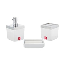 Banyo Seti/beyaz 000 Açık Krem
