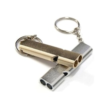 Sos Acil İmdat Düdüğü Alüminyum Islık Anahtarlık Kamp Yürüyüş Aksesuar Araçları