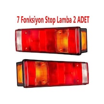 Tır-Kamyon-Dorse 7 Li Yedili Stop Lamba 2 Adet Takım Kablolu