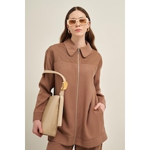 Ftz Kadın File Detay Takım Fındık 31047 Fındık Çok Renkli