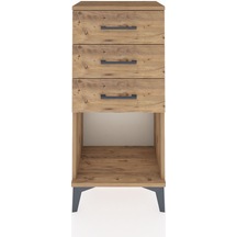 Arges Komodin 3 Çekmeceli 44x30x96 Çam-çam Atlas Çam