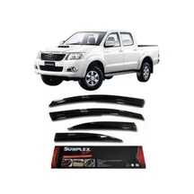 Toyota Uyumlu Hilux Mugen Cam Rüzgarlığı 2004-2022 Arası 4'lü Sunplex