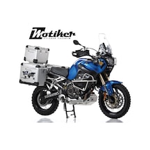 Yamaha Super Tenere Siyah Mavi Çanta Sticker Etiket Modeli