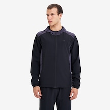 Lescon Siyah Erkek Fermuarlı Kapüşonlu Sweatshirt 26n-1148