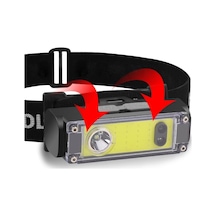 Led Far Xp-g Q5 Mini Usb Şarj Edilebilir Far Hafif Taşınabilir Kafa El Feneri Lambası Beyaz Ve Kırmızı Işık Package E Çok Renkli