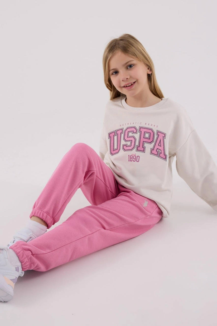 U.s. Polo Assn. Kız Çocuk Eşofman Takımı Taş-1839 Taş