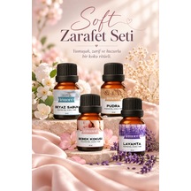 Soft Zarafet Seti 4 Lü Esansiyel Koku Yağı Difüzör Ve Buhurdanlık Esansı Çok Çeşitli