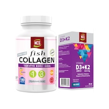 Collagen Tip 1--3 Balık Kollajen 180 Tablet +Vitamin D3 K2 20 ML