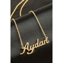 Flzdgnkr Aydan İsimli Kolye -sarı altın