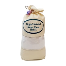Çankırı Kristal Kaya Tuzu Ince Çekilmiş Beyaz 1 Kg. Orijinal Bez Torba