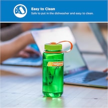 Nalgene Üniseks Yetişkin Geniş Ağızlı Sustain Şişesi, Cerulean, Çok Renkli