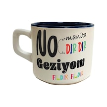 No Manita No Dırdır Baskılı Siyah Venüs Kupa