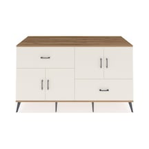 Kronos Konsol 3 Raflı 2 Çekmeceli 4 Kapaklı 176x59x99 Çam-aytaşı Çam-aytaşı
