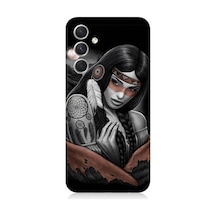 Samsung Galaxy A24 Uyumlu Kızılldereli Kız Dreamcatcher Desenli Silikon Kılıf
