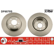 Fren Dıskı Arka Adet Bmw E70 F15 E71 F16 34216886480