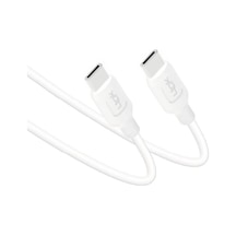 Linktech K451 Strong 60W Type-C - Type-C Data/Şarj Kablosu 1mt Beyaz
