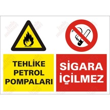 Tehlike Petrol Pompaları / Sigara Içilmez