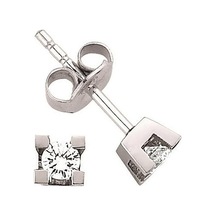 0.09 Karat G-h Vs Pırlanta Pırlanta Tektaş Küpe Pe3311