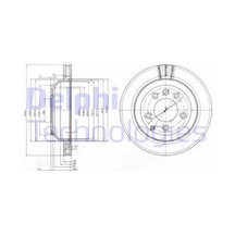 DELPHI BG3775C FREN DİSKİ ARKA TOUAREG 7L 02- TOUAREG 7P 10- / Q7