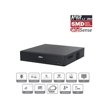 Dahua Nvr5832-eı, 32kanal, 32mpix, H265+, 8 Hdd Desteği, 1080p Kayıt, 384mbps Bant Genişliği, 2 Por