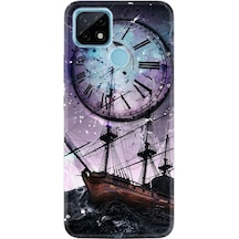 Realme C25S Kılıf Desenli Time 1749