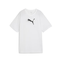 Puma Evostrıpe Graphic Tee Kadın Yetişkin T-shirt Beyaz