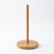 Paçi Bambu 12 Cm Yuvarlak Havlu Peçetelik Ahşap