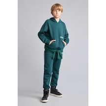 Defacto Baskılı Lastikli Paça Kalın Kumaş Jogger Eşofman Altı Erkek Çocuk H9685a826wngn1040 Yeşil-gn1040