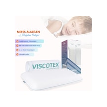 Visco Cairfull Boğulma Önleyici Çocuk Yastığı, 66x33x6cm, Beyaz