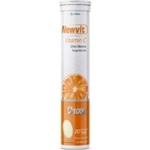 Newvit Vitamin C Efervesan 20 Tablet X2 Adet