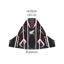 Honda Dio İle Uyumlu Renkli Tank Pad Gc22-2 Çok Renkli