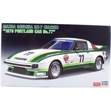 Hasegawa 20661 1/24 Ölçek, Mazda Savanna Rx-7 Sa22c 1979 Portland Car No.77 , Yarış Aracı Plastik Model Kiti
