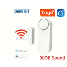 Tuya Akıllı Sesli Wifi Destekli Kapı Pencere Alarm Sensörü