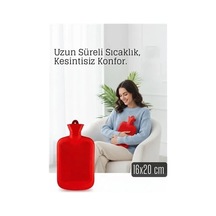 Kauçuk Sıcak Su Torbası 16x20 Cm Termofor Termal Torba 722334 Diğer