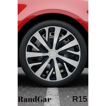Peugeot 301 15 İnç Jant Kapağı 4 Adet Siyah Gri C111 Rand